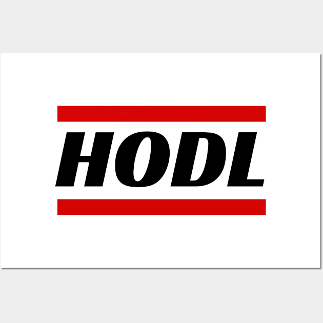 HODL Wall Art by twentysevendstudio